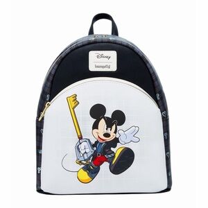 NEW Loungefly Disney Kingdom Hearts Mickey Mouse Mini Backpack